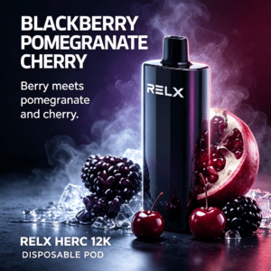RELEX HERCULES BLACKBERRY POMEGRANATE CHERRY 12000 PUFFS
