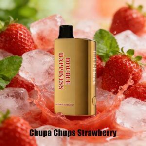 DOUBLE HAPPINESS HYPE CHUPA CHUPS STRAWBERRY - 12000 PUFFS