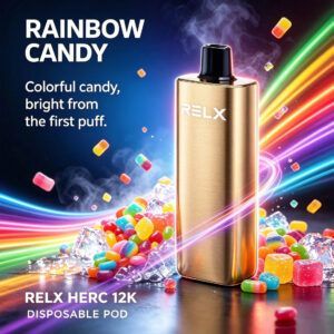 RELEX HERCULES RAINBOW CANDY 12000 PUFFS