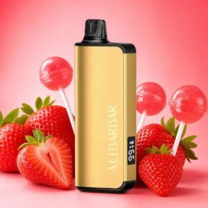 ALIBARBAR INGOT CHUPA CHUPS STRAWBERRY 9000 PUFFS