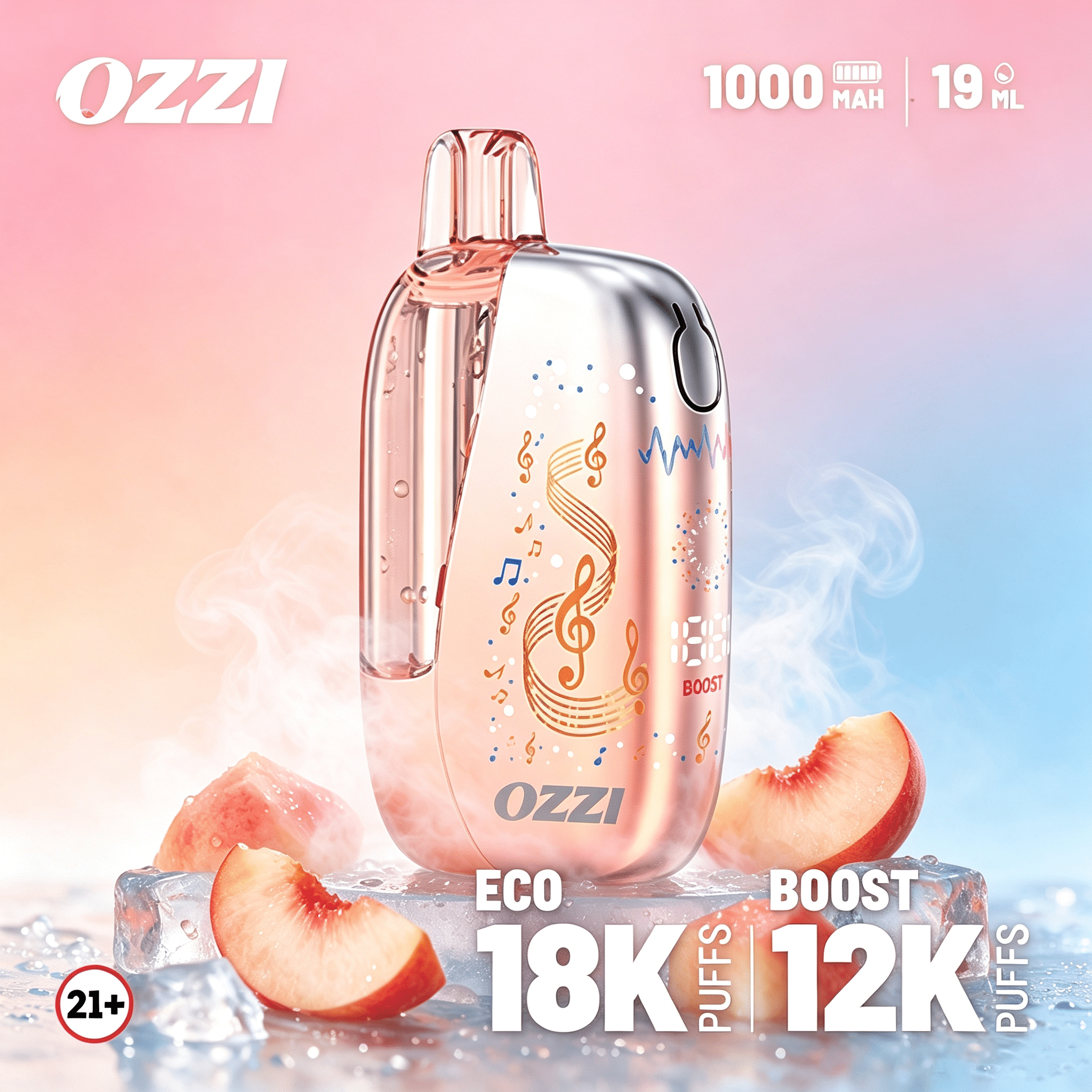 OZZI PEACH CHILL 18000 PUFFS